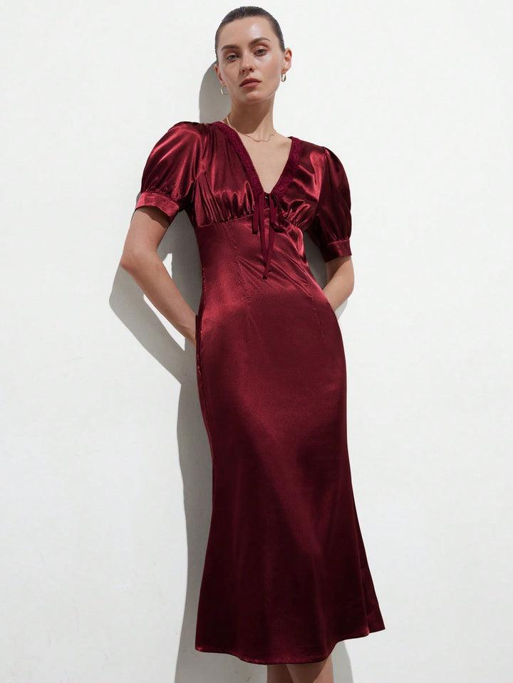 Rochie maxi SHEIN, vișiniu