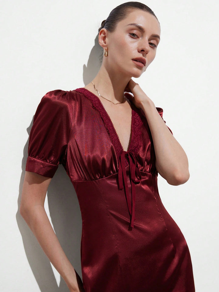 Rochie maxi SHEIN, vișiniu