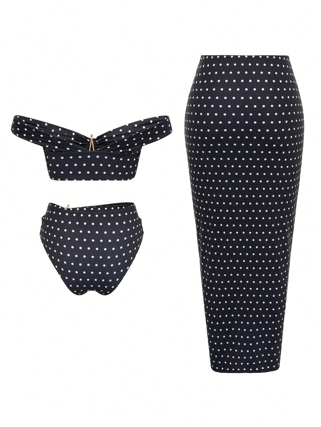 Set bikini SHEIN, negru