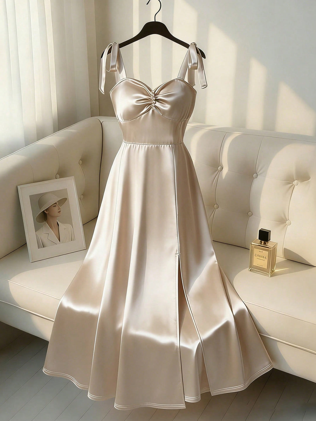 Rochie maxi SHEIN, portocaliu