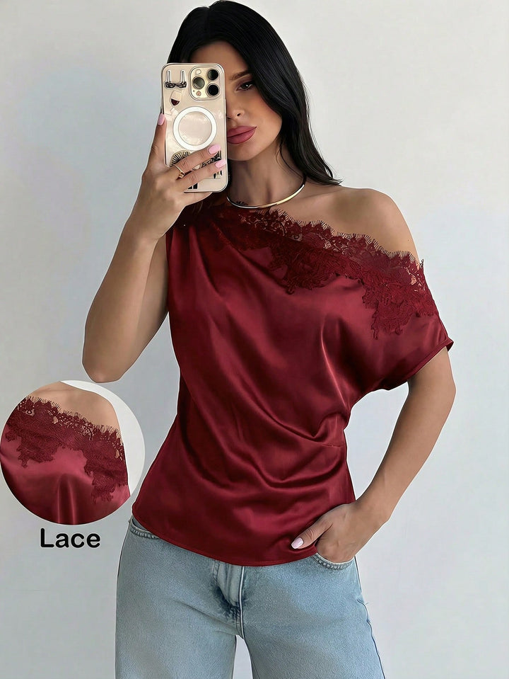 Bluza SHEIN, vișiniu
