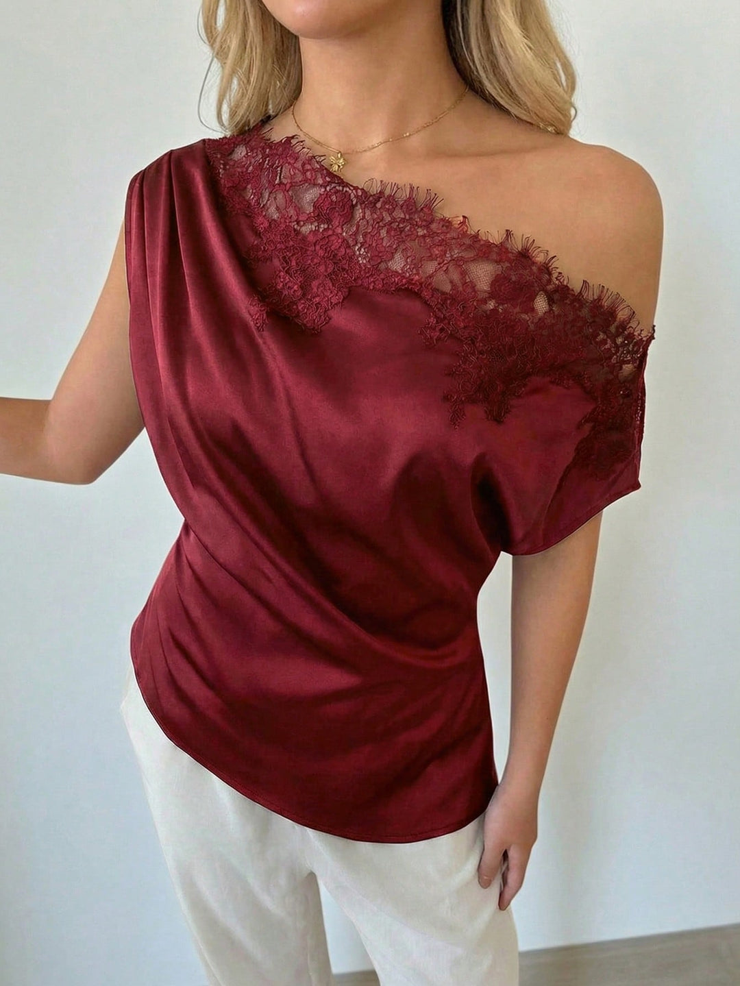 Bluza SHEIN, vișiniu