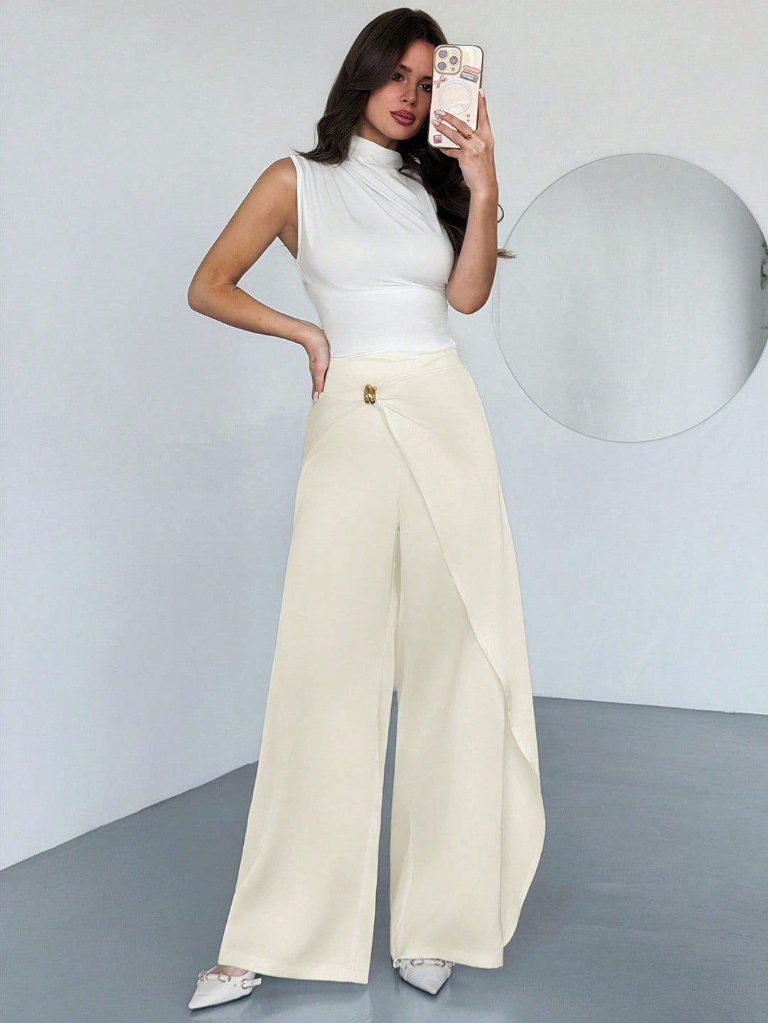 Pantaloni SHEIN, bej