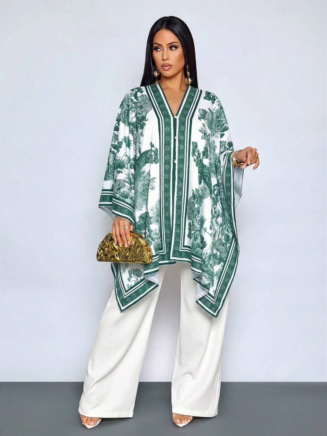 Bluza SHEIN, verde