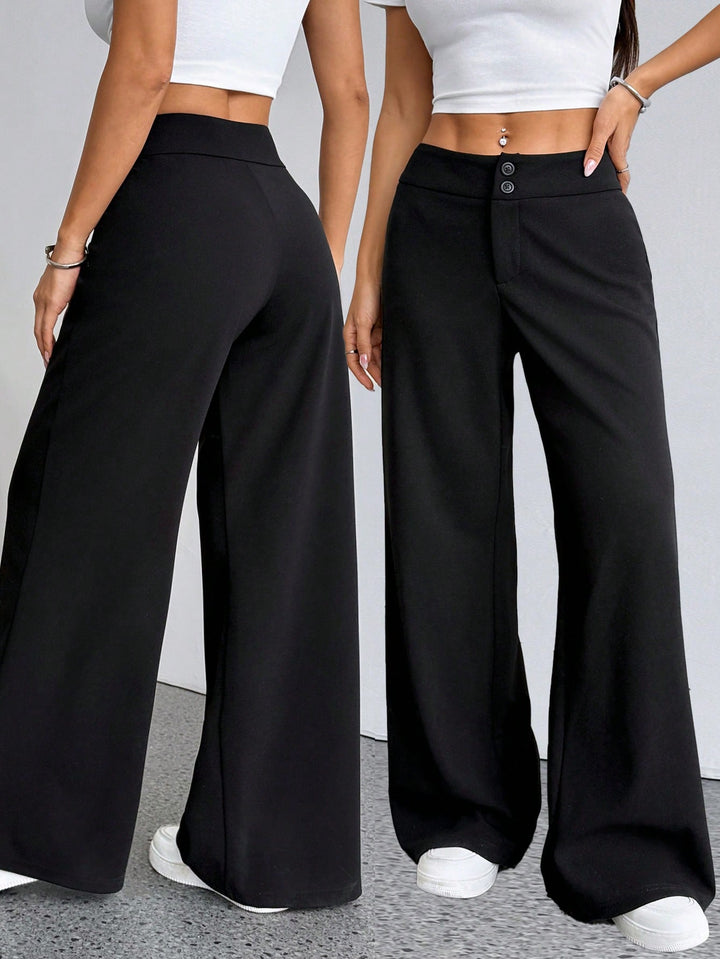 Pantaloni SHEIN, negru