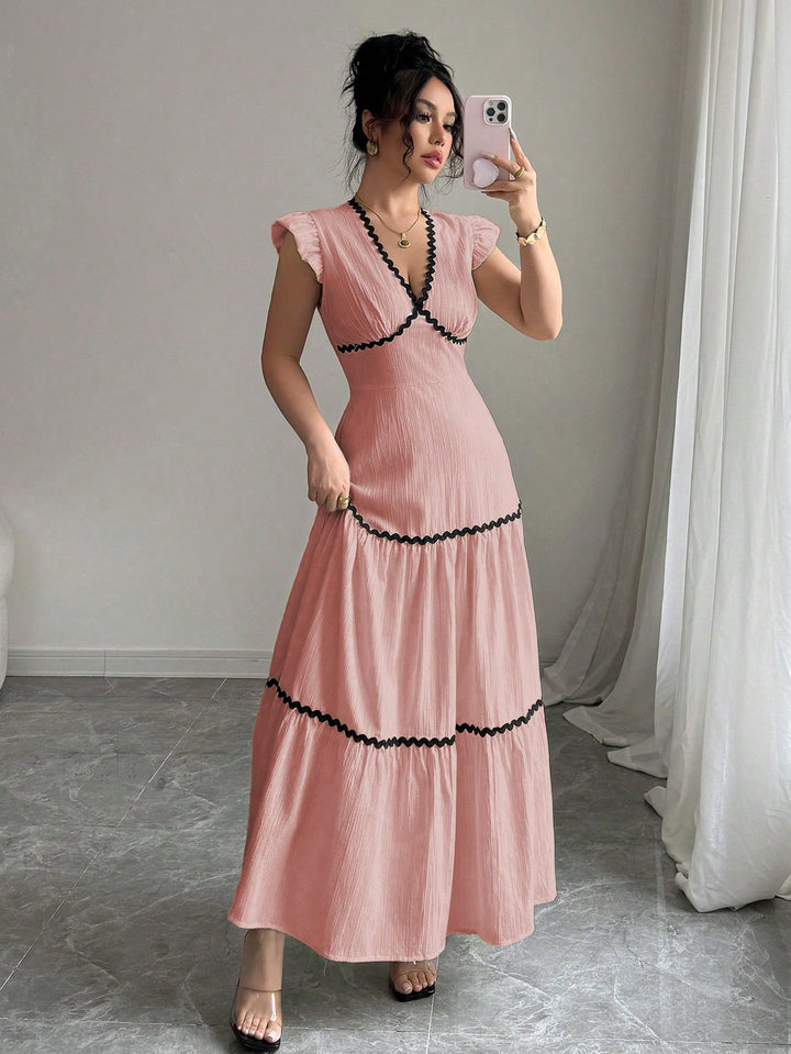 Rochie maxi SHEIN, roz