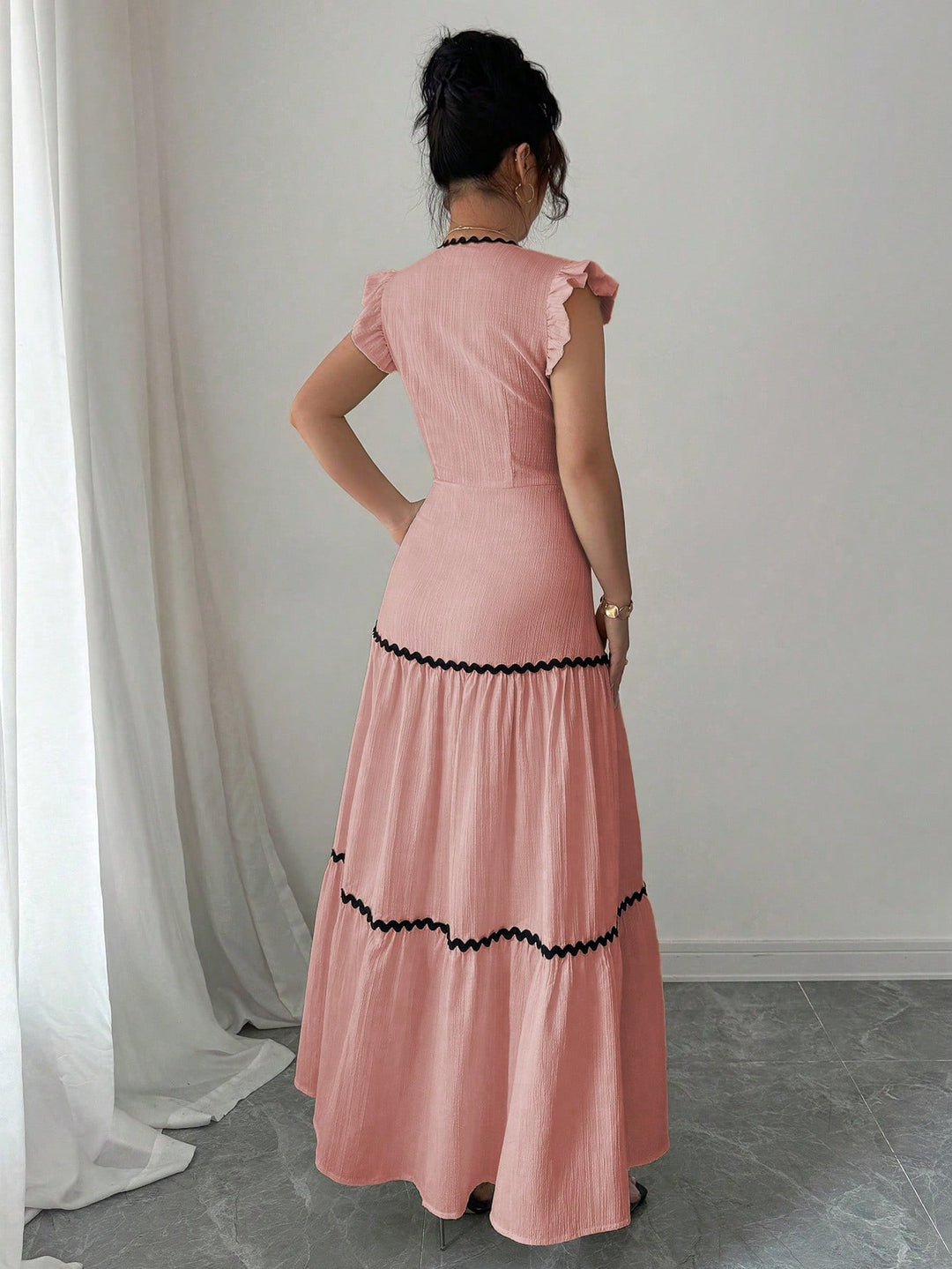 Rochie maxi SHEIN, roz
