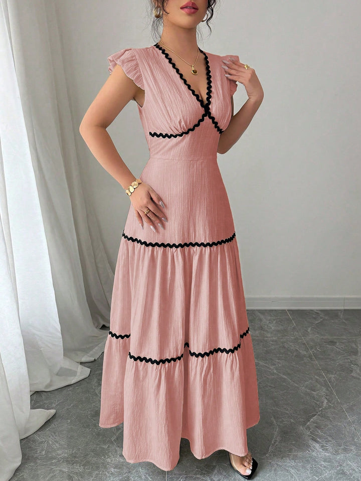 Rochie maxi SHEIN, roz