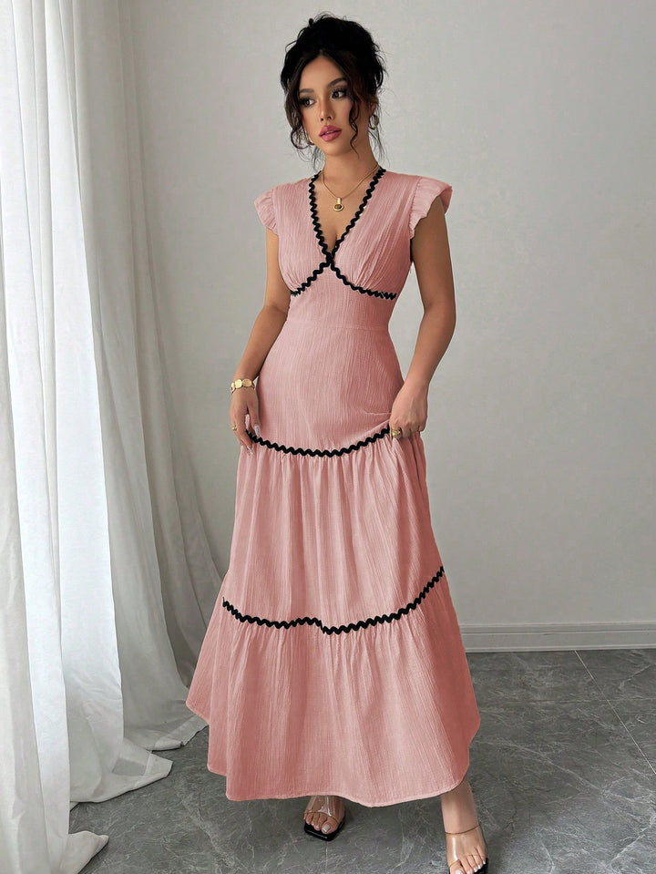 Rochie maxi SHEIN, roz