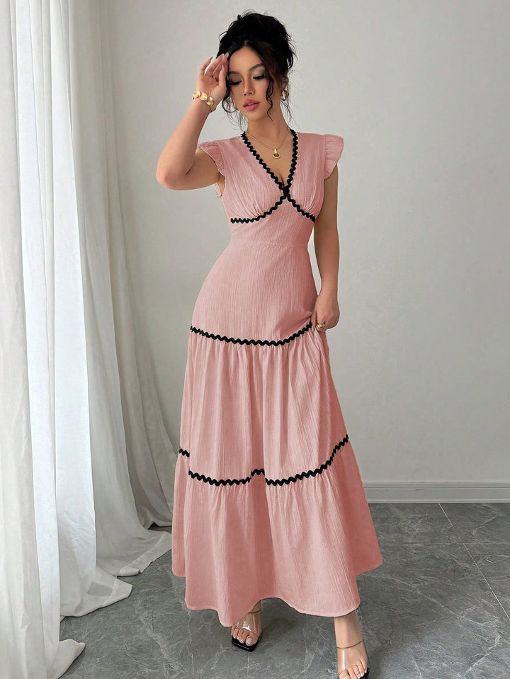 Rochie maxi SHEIN, roz
