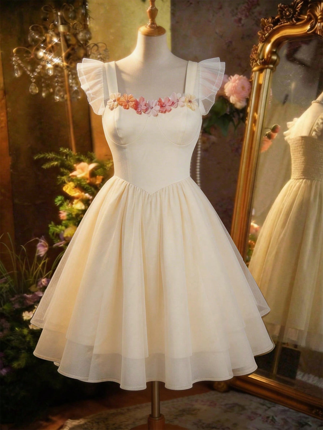 Rochie scurtă SHEIN, galben