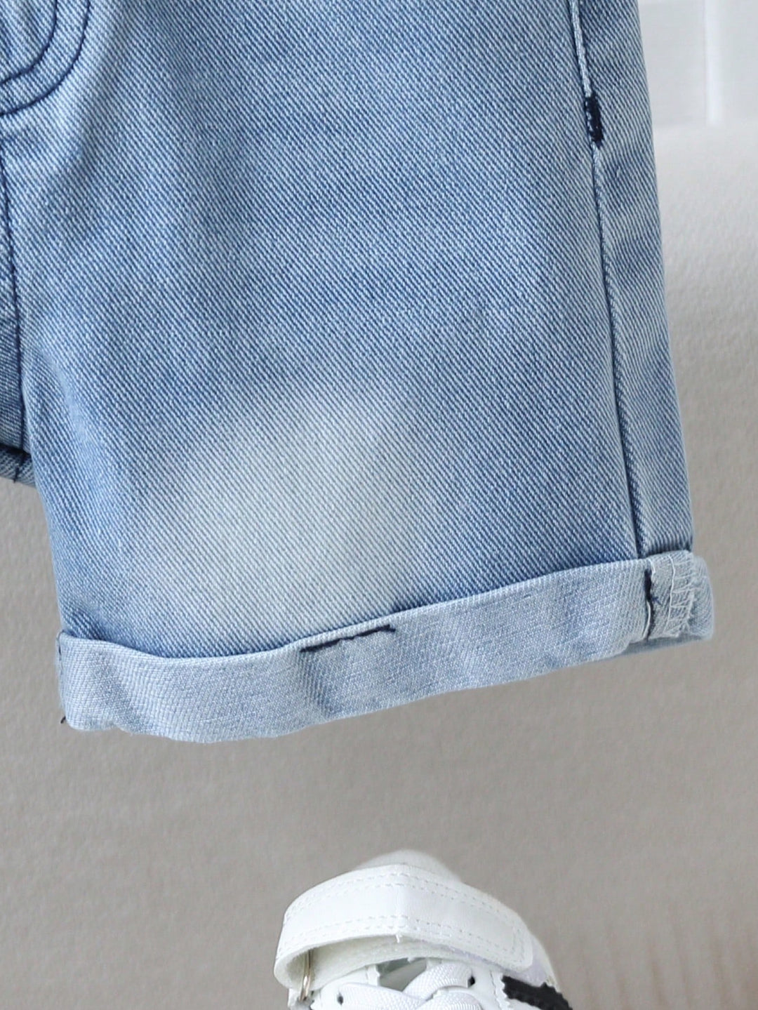 Pantaloni scurți denim SHEIN, albastru