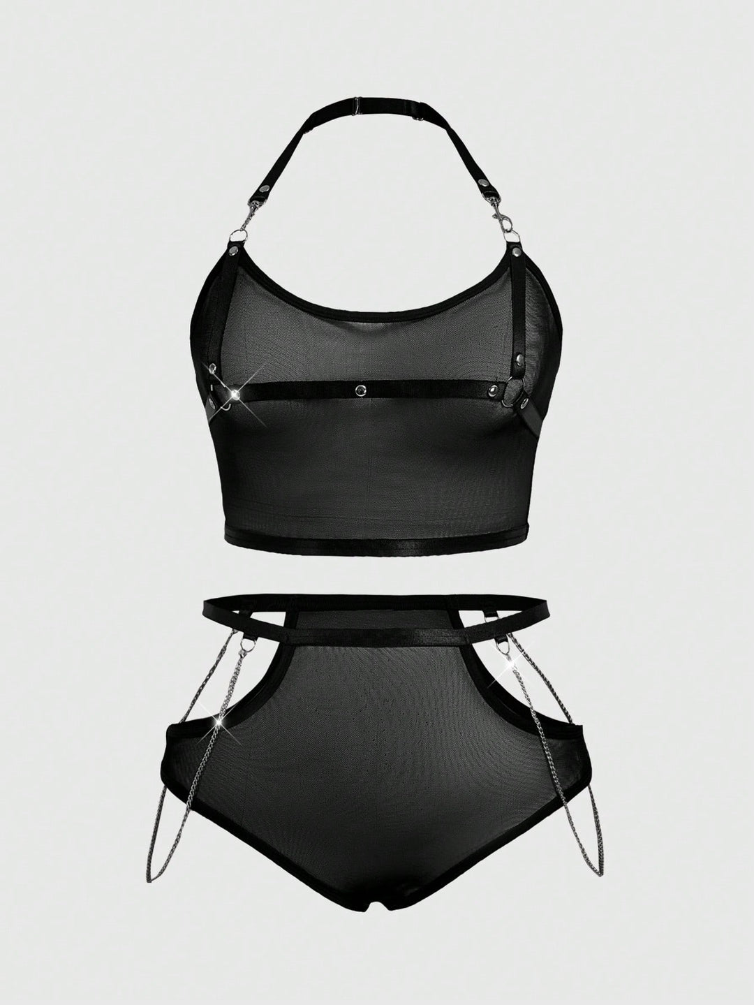 Set de lenjerie SHEIN, negru