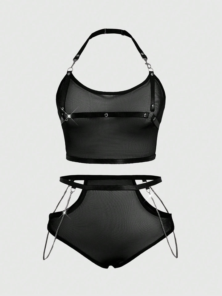 Set de lenjerie SHEIN, negru
