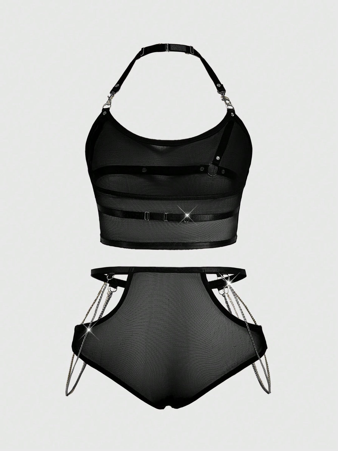 Set de lenjerie SHEIN, negru