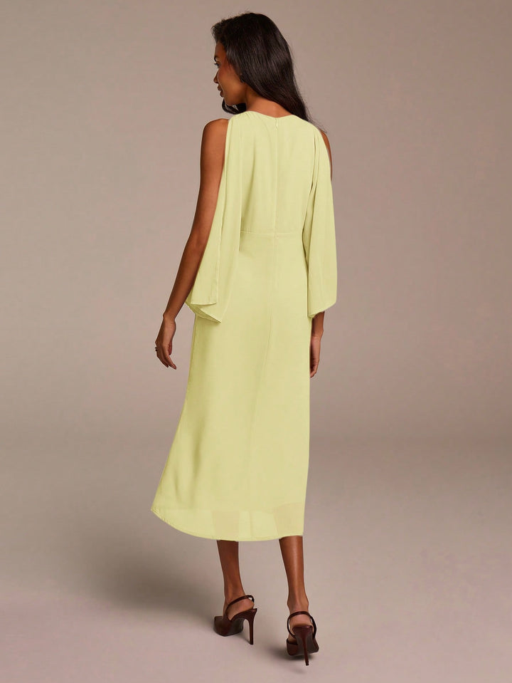 Rochie midi SHEIN, galben