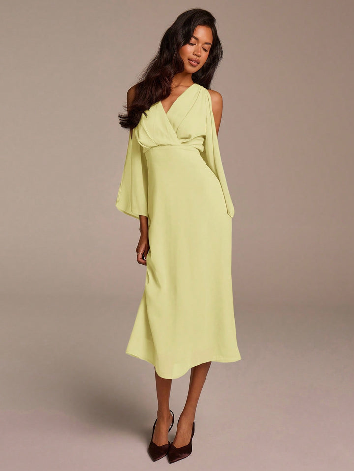 Rochie midi SHEIN, galben