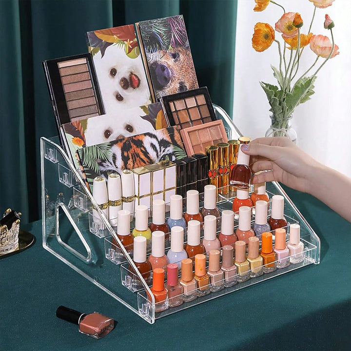Organizator pentru cosmetice SHEIN, transparent