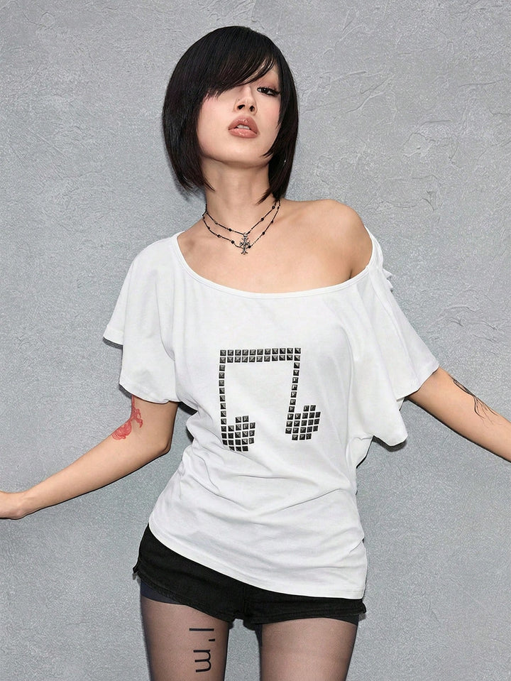 Top SHEIN, alb