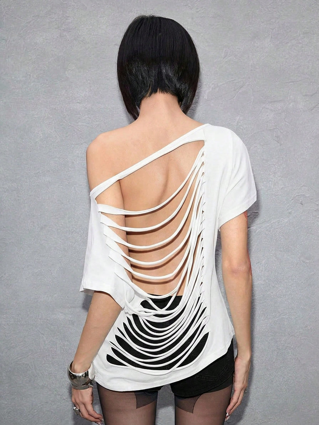 Top SHEIN, alb