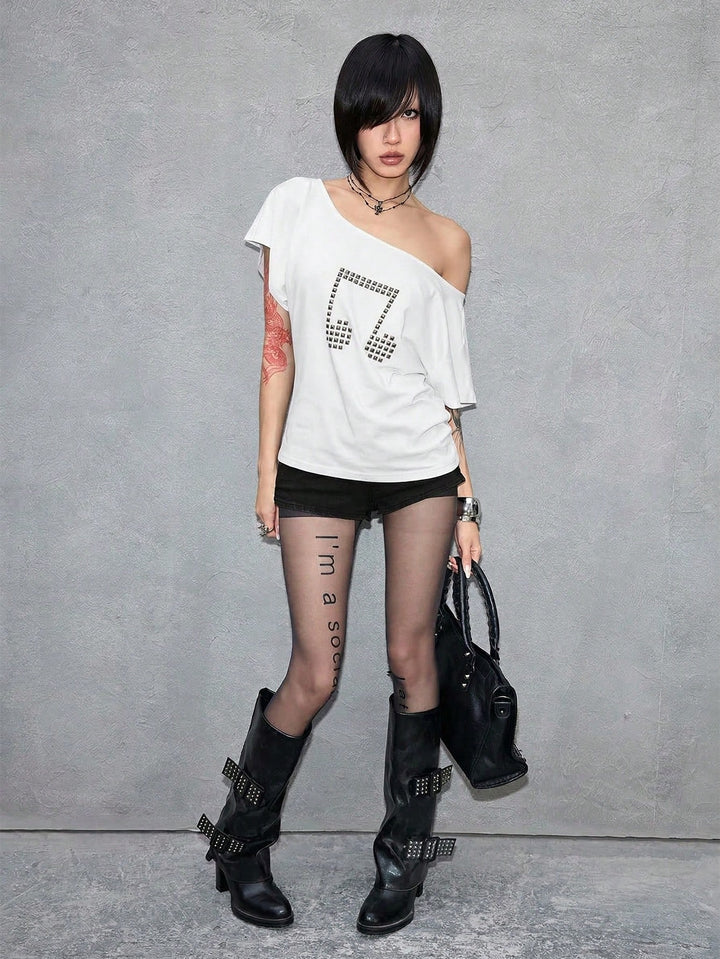 Top SHEIN, alb