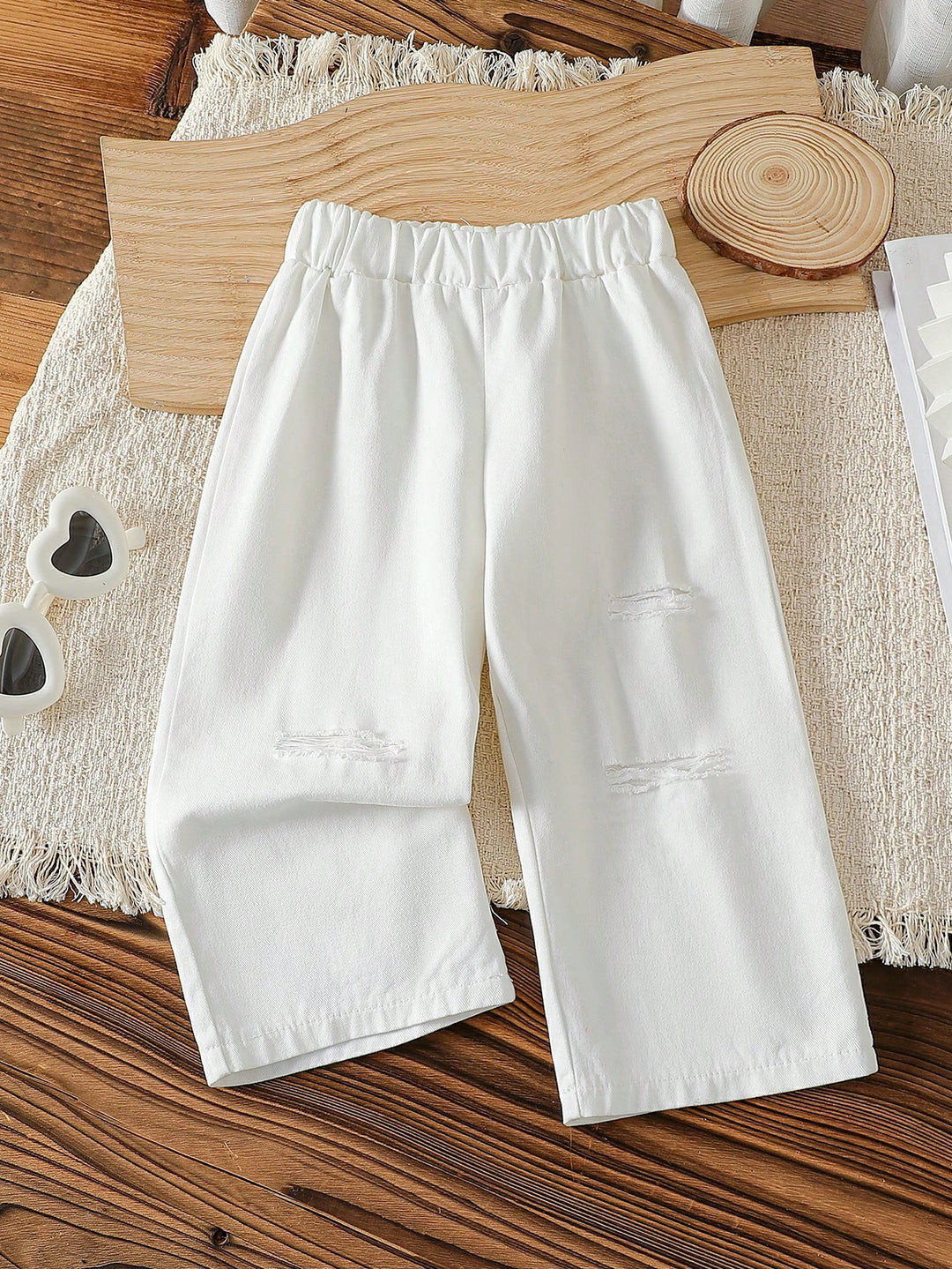 Jeans SHEIN, alb