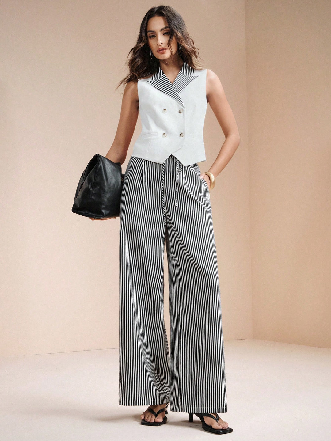 Pantalon SHEIN, negru