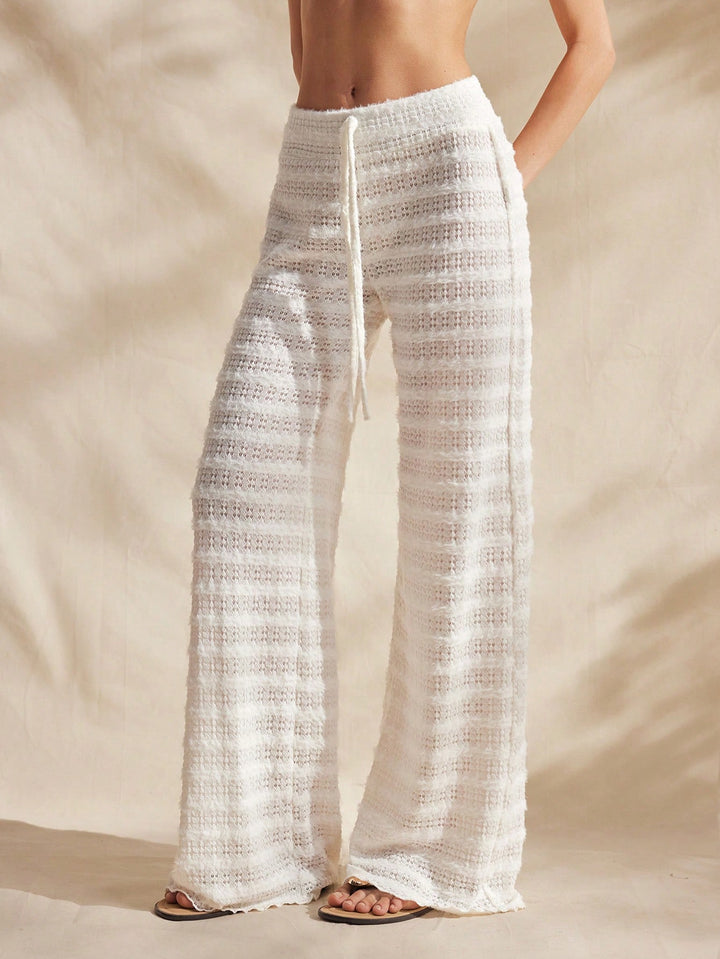 Pantaloni SHEIN, alb