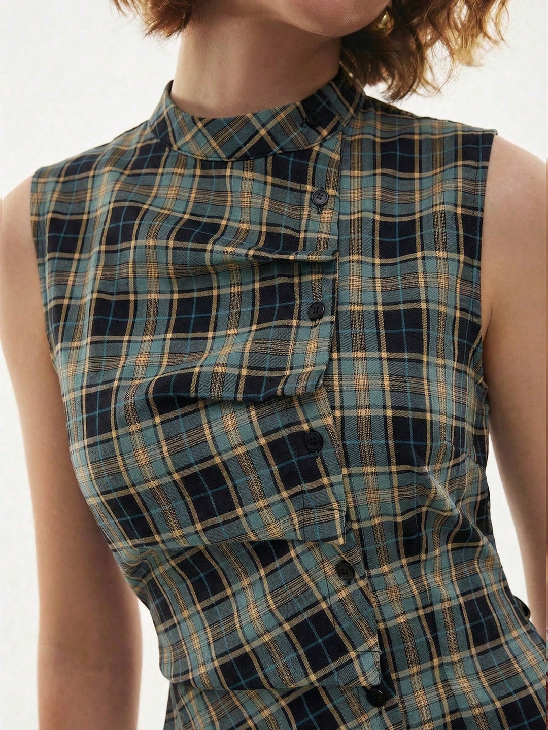 Top SHEIN, turcoaz