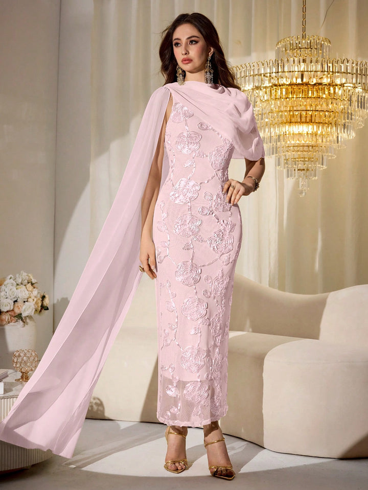 Rochie maxi SHEIN, roz