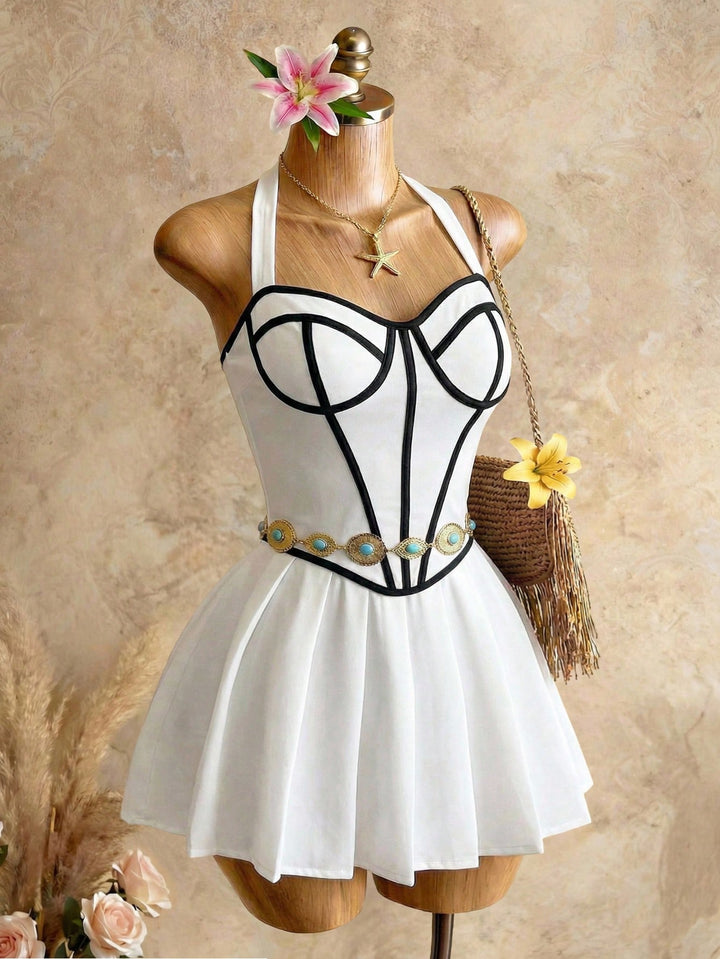 SHEIN mini ruha, fehér
