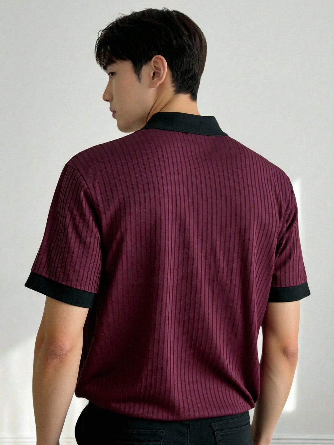 Tricou SHEIN, vișiniu