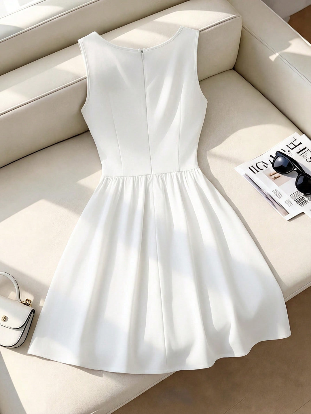 Rochie scurtă SHEIN, alb