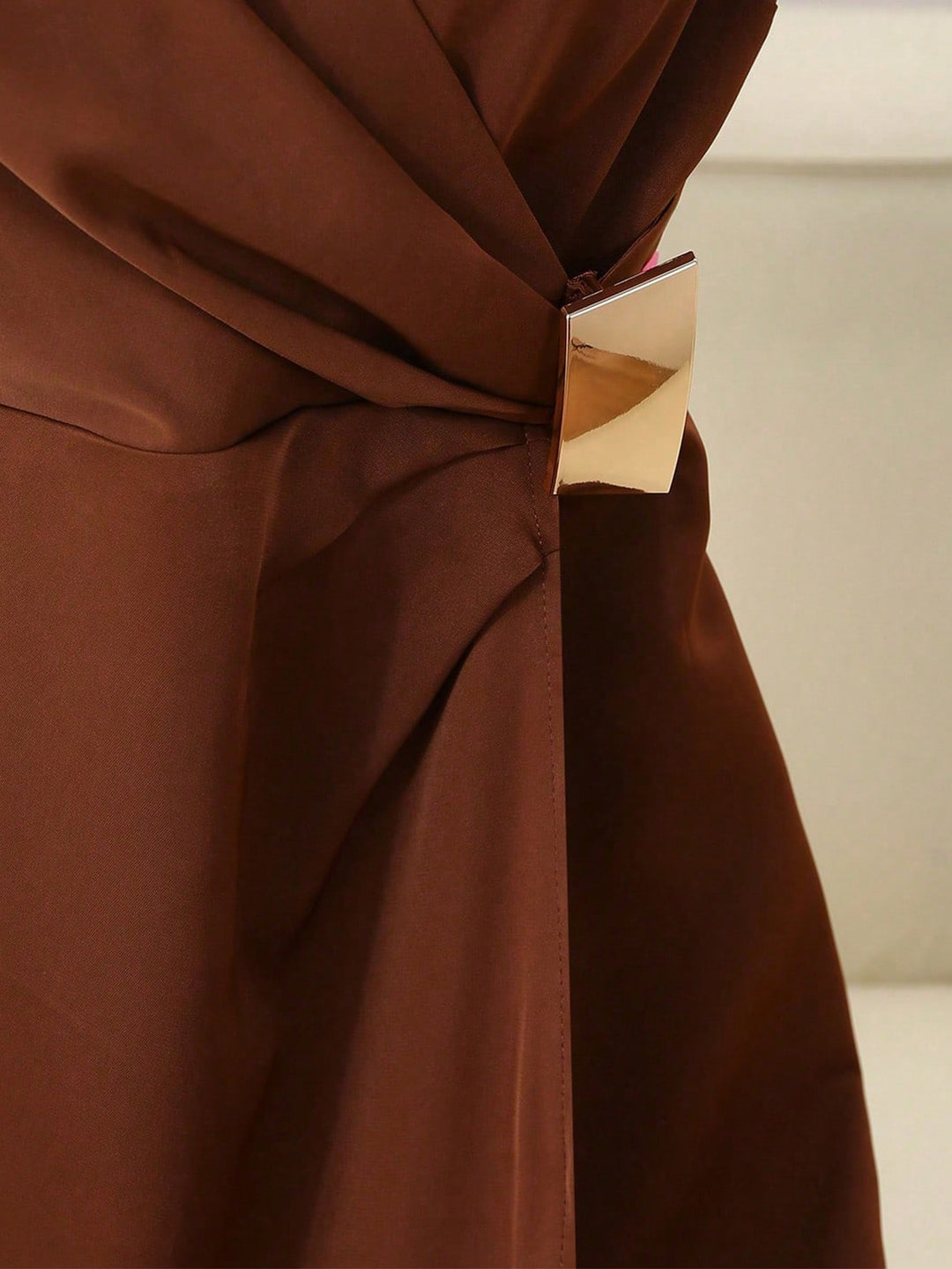 Rochie maxi SHEIN, maro