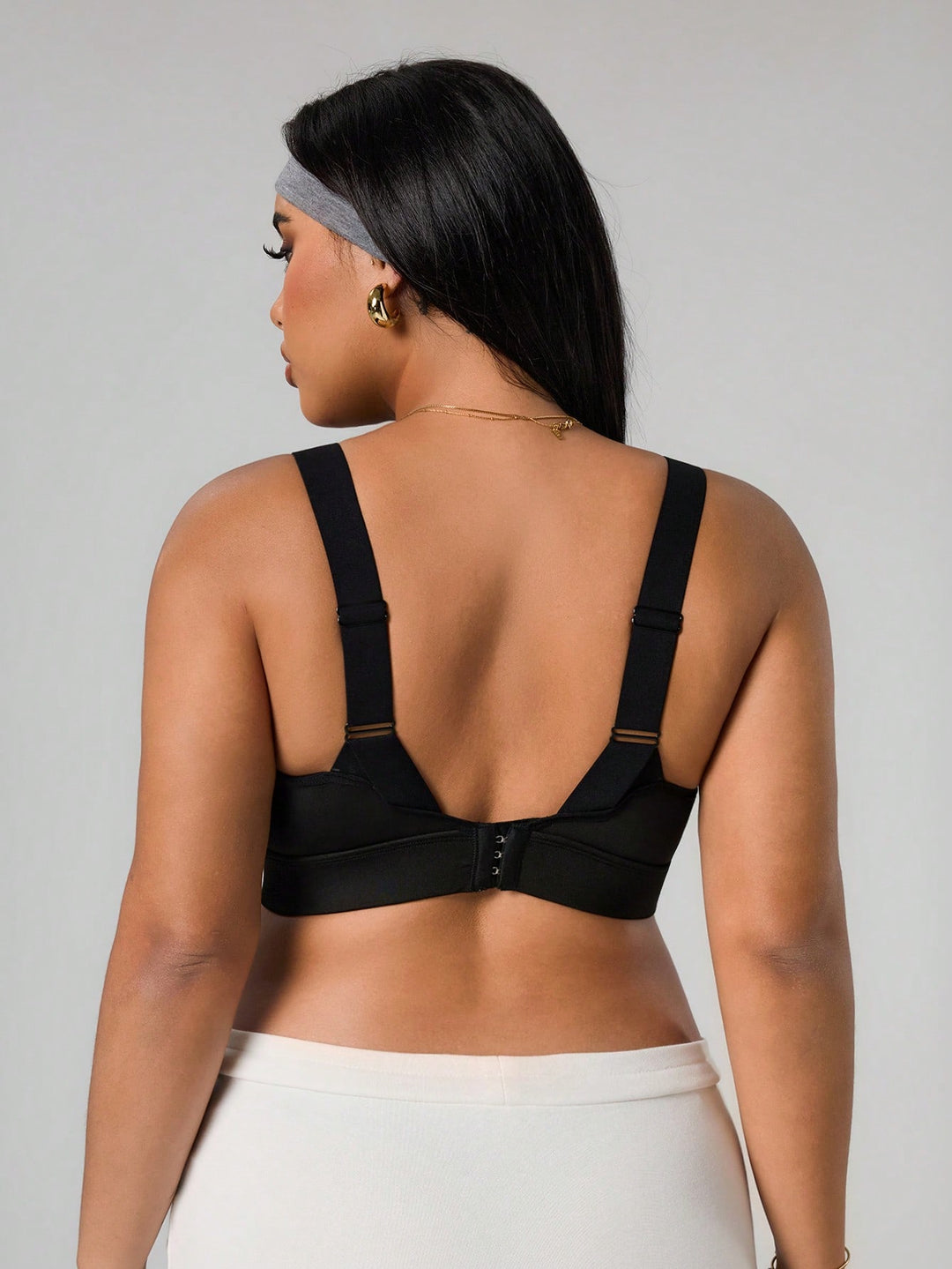 Sutien sport SHEIN, negru