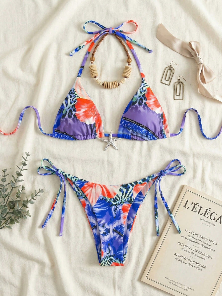 Set bikini SHEIN, animal print
