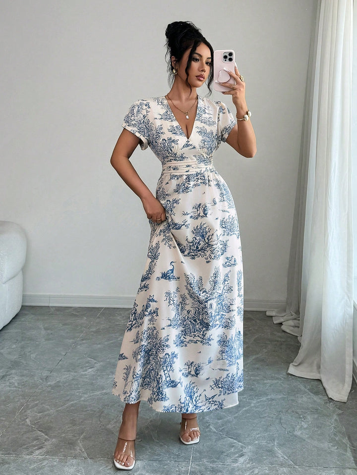Rochie midi SHEIN, albastru