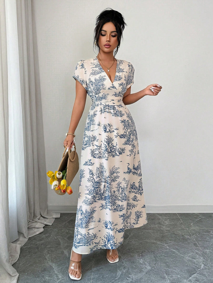Rochie midi SHEIN, albastru
