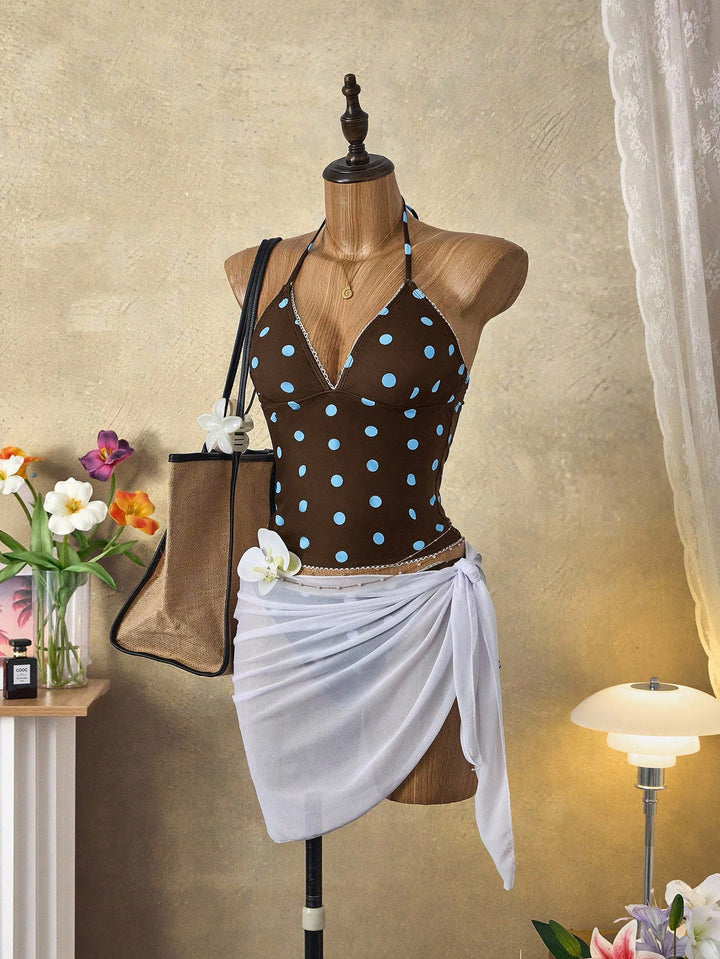 Costum de baie SHEIN, turcoaz