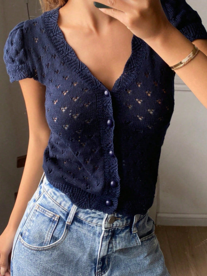 Cardigan SHEIN, albastru