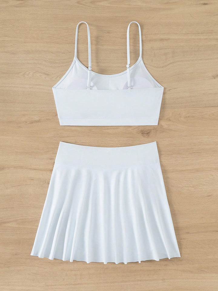 Set bikini SHEIN, alb