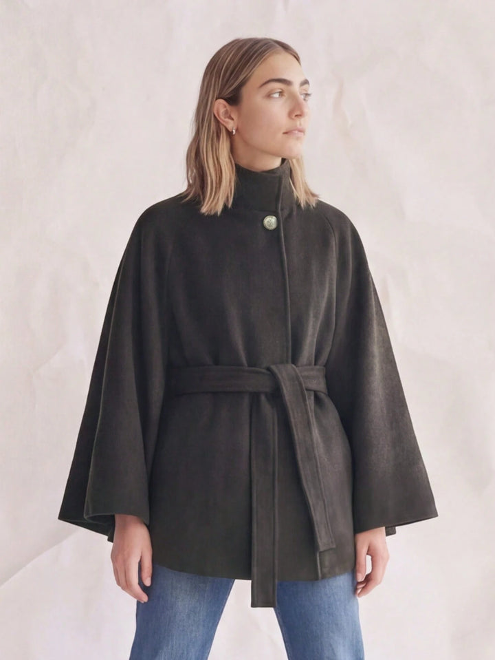 Poncho SHEIN, negru