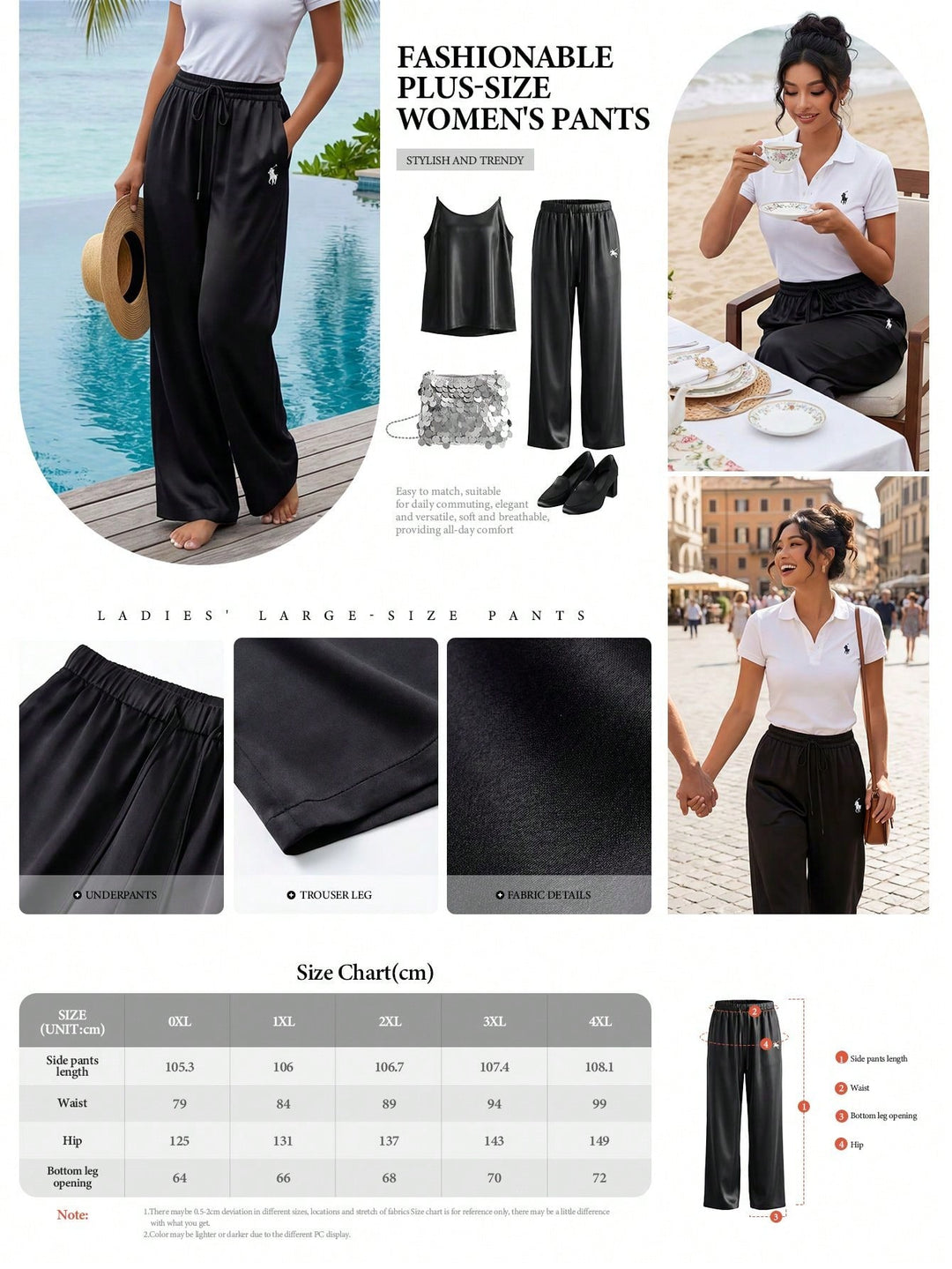 Pantaloni SHEIN, negru