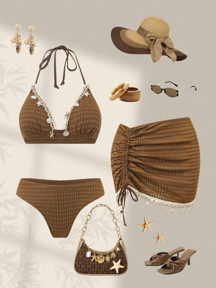 Set bikini SHEIN, maro