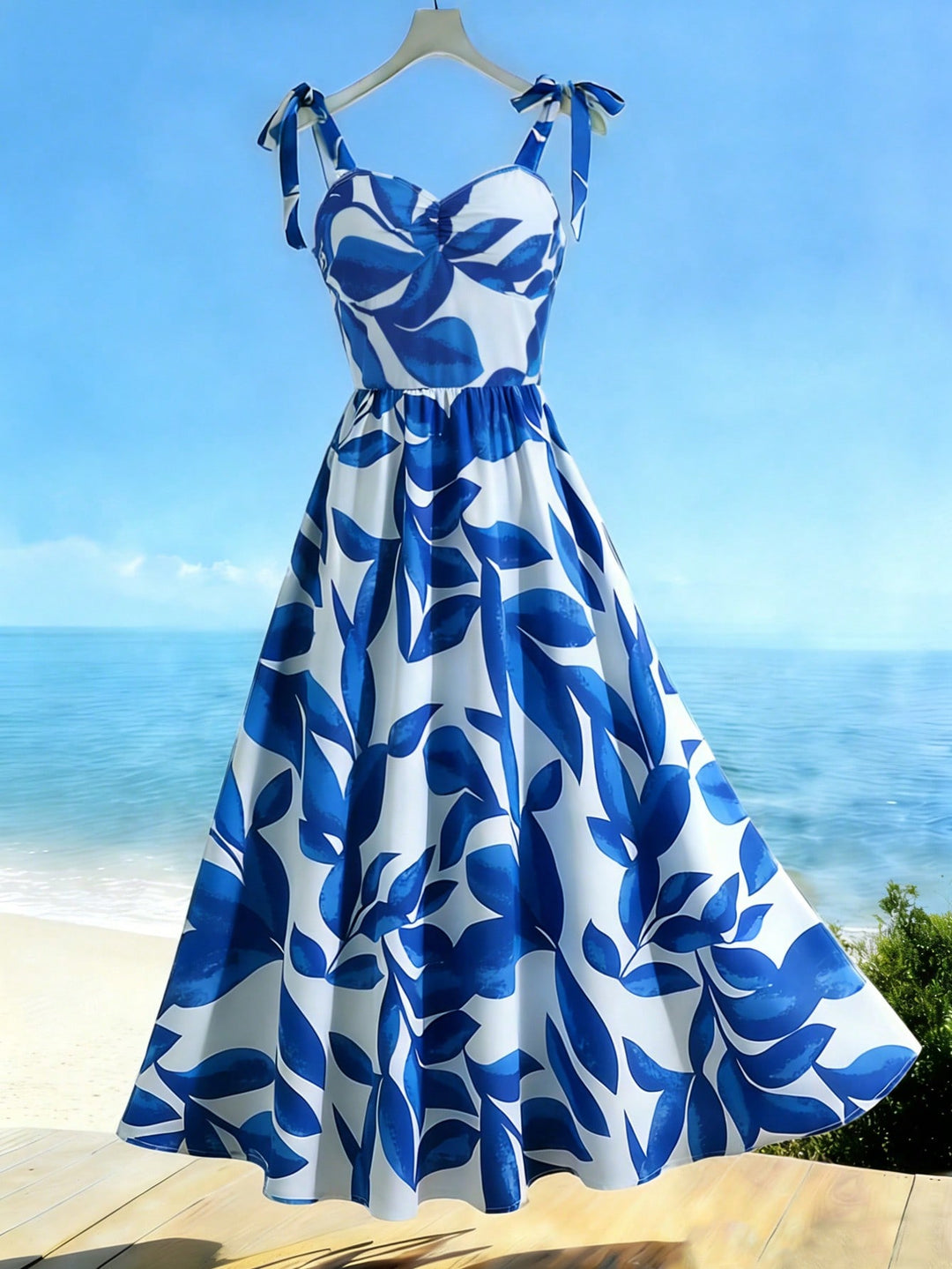 Rochie midi SHEIN, albastru