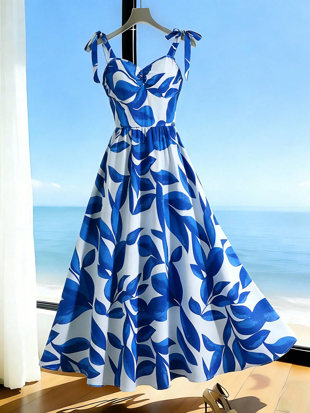 Rochie midi SHEIN, albastru