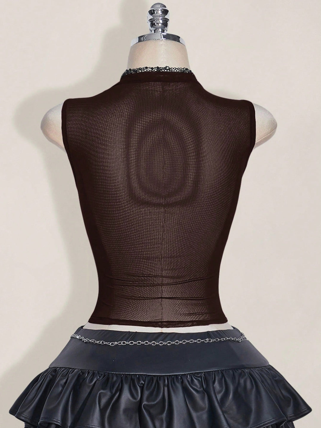 Top SHEIN, negru
