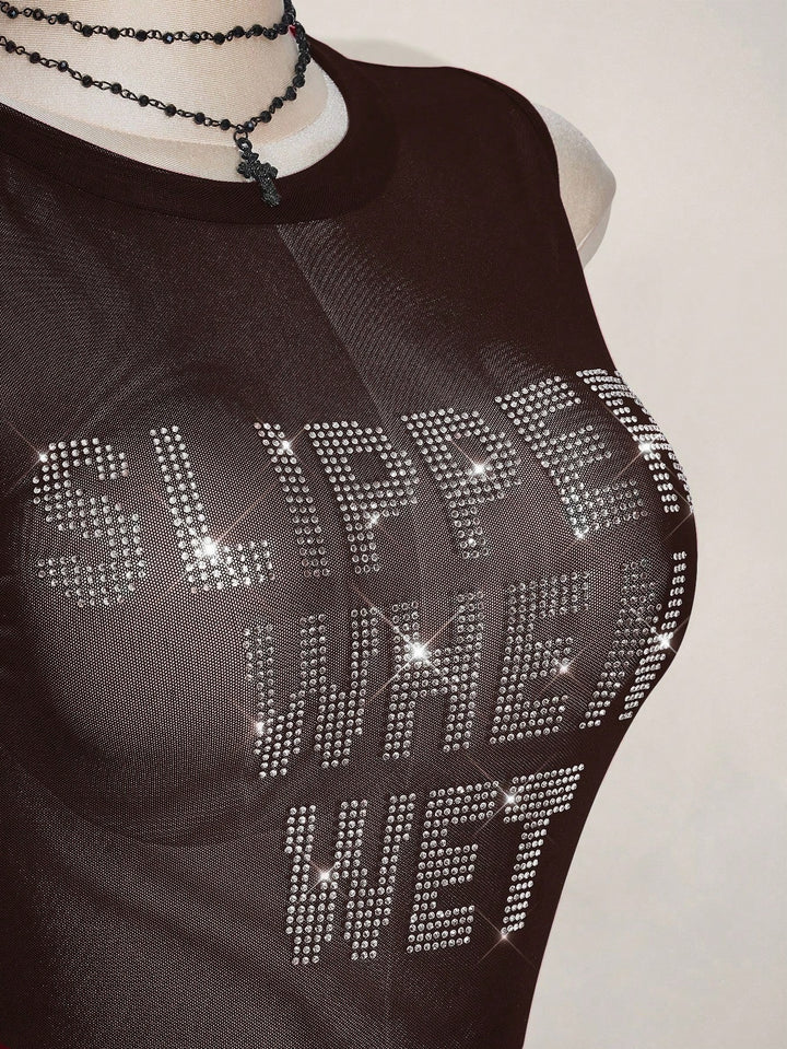 Top SHEIN, negru