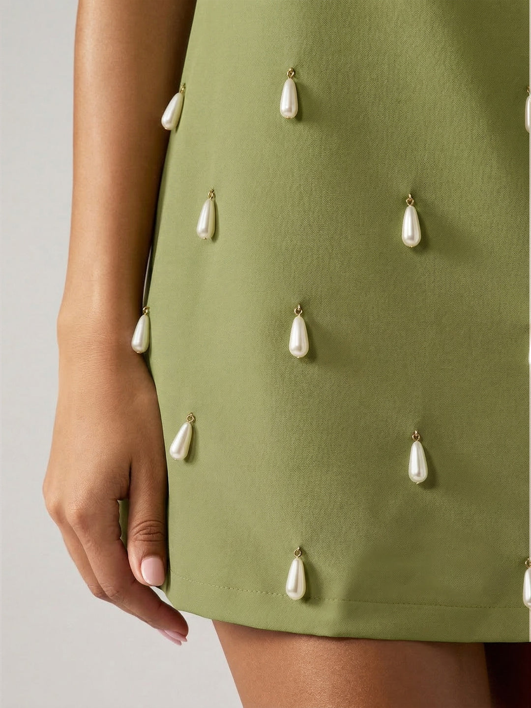Top SHEIN, kaki