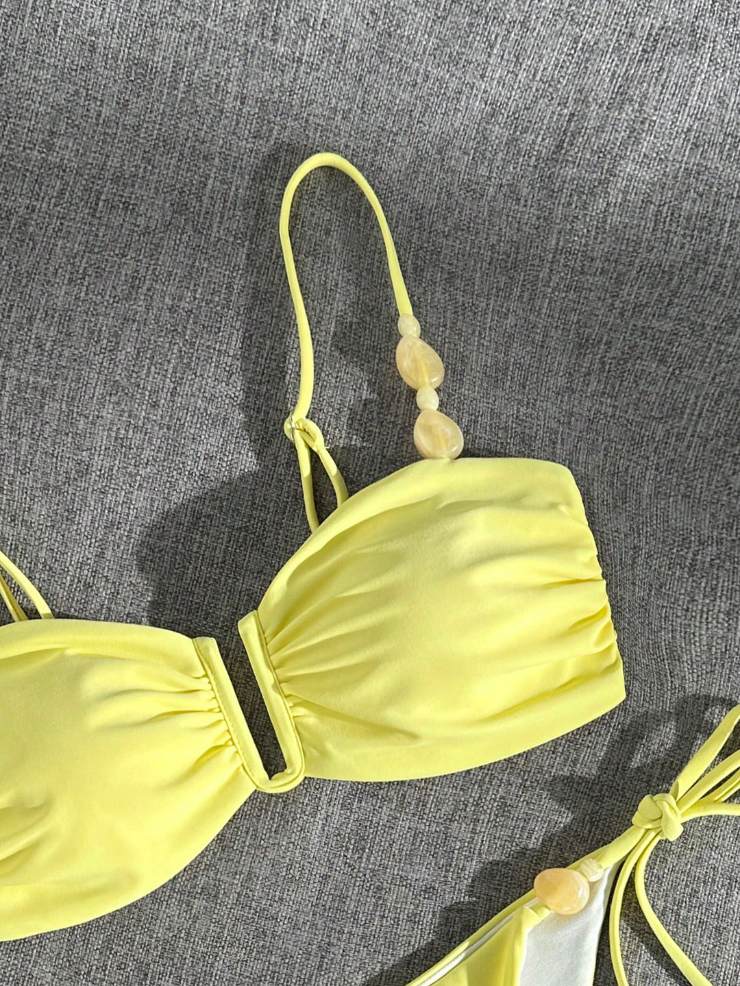 Set bikini SHEIN, galben